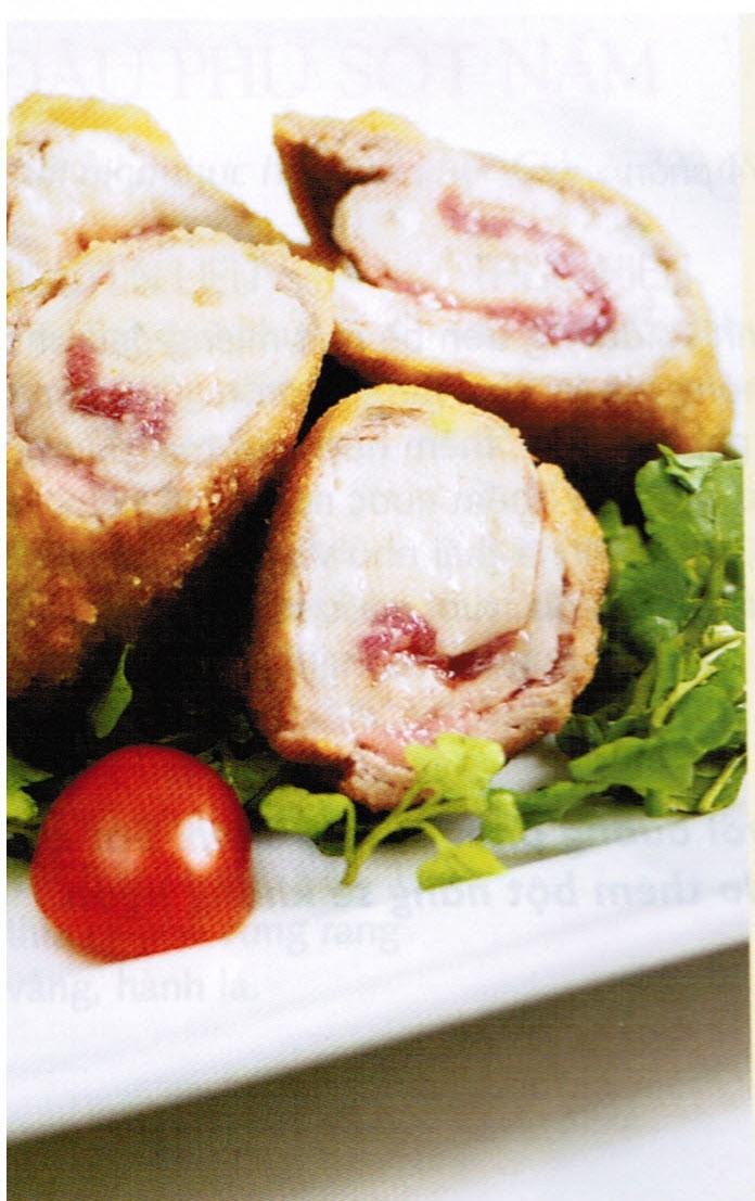 Cuốn bò rán xù